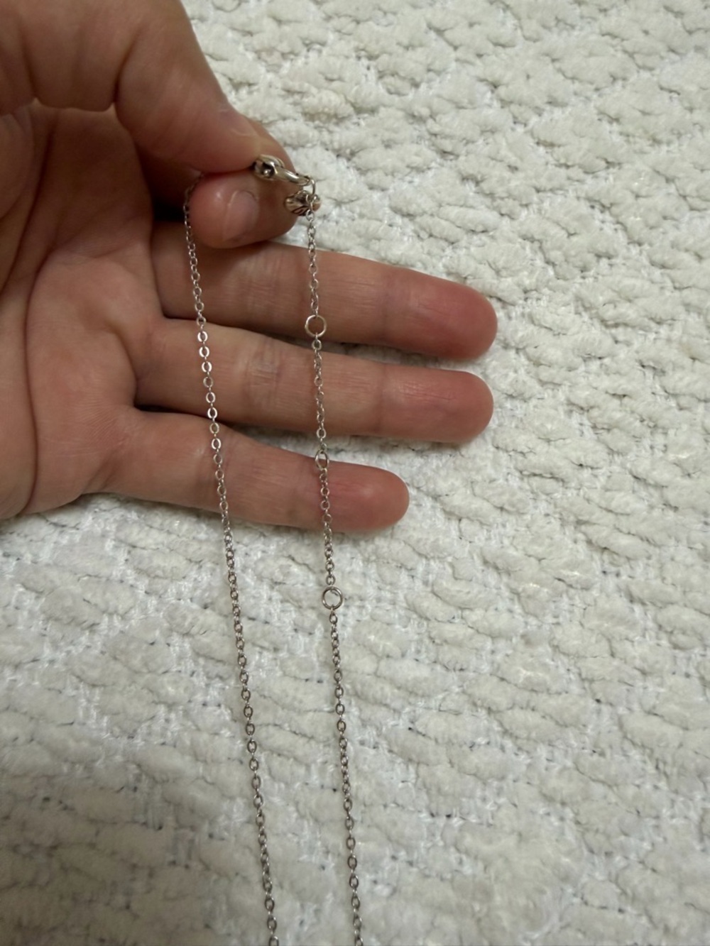 Authentic Brighton Silver Tone Clear Crystal Neptunes Rings Gem Necklace - Picture 8 of 8